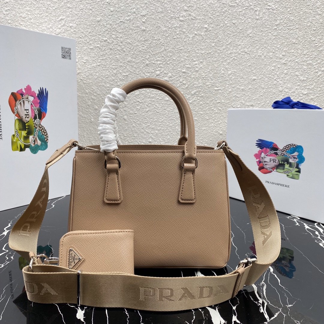 Pra*a Saffiano Leather Bag 1BA296 23cm 006