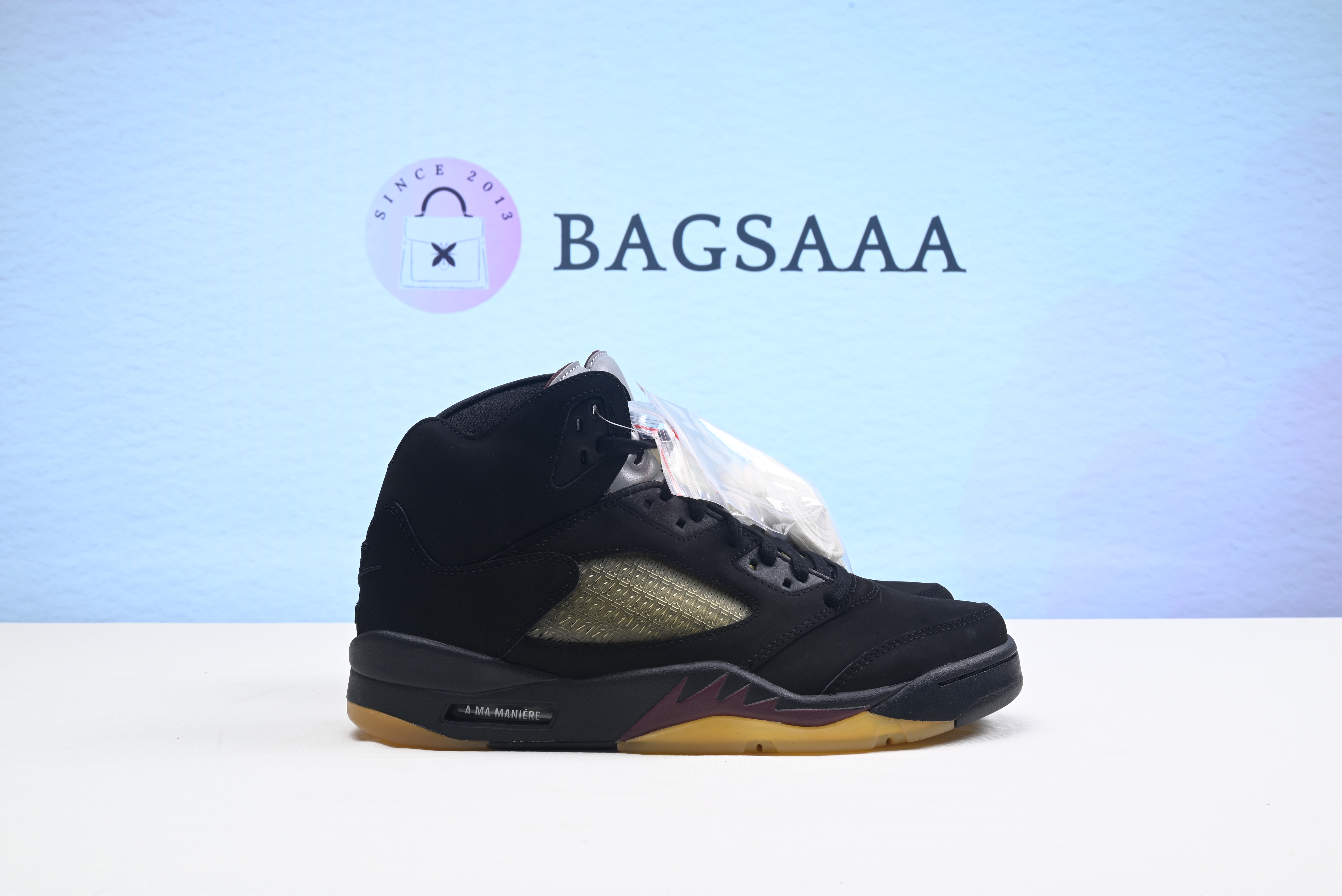 Nike Air Jordan 5 A Ma Maniére Black Black/Burgundy Crush-Black-Pale Ivory