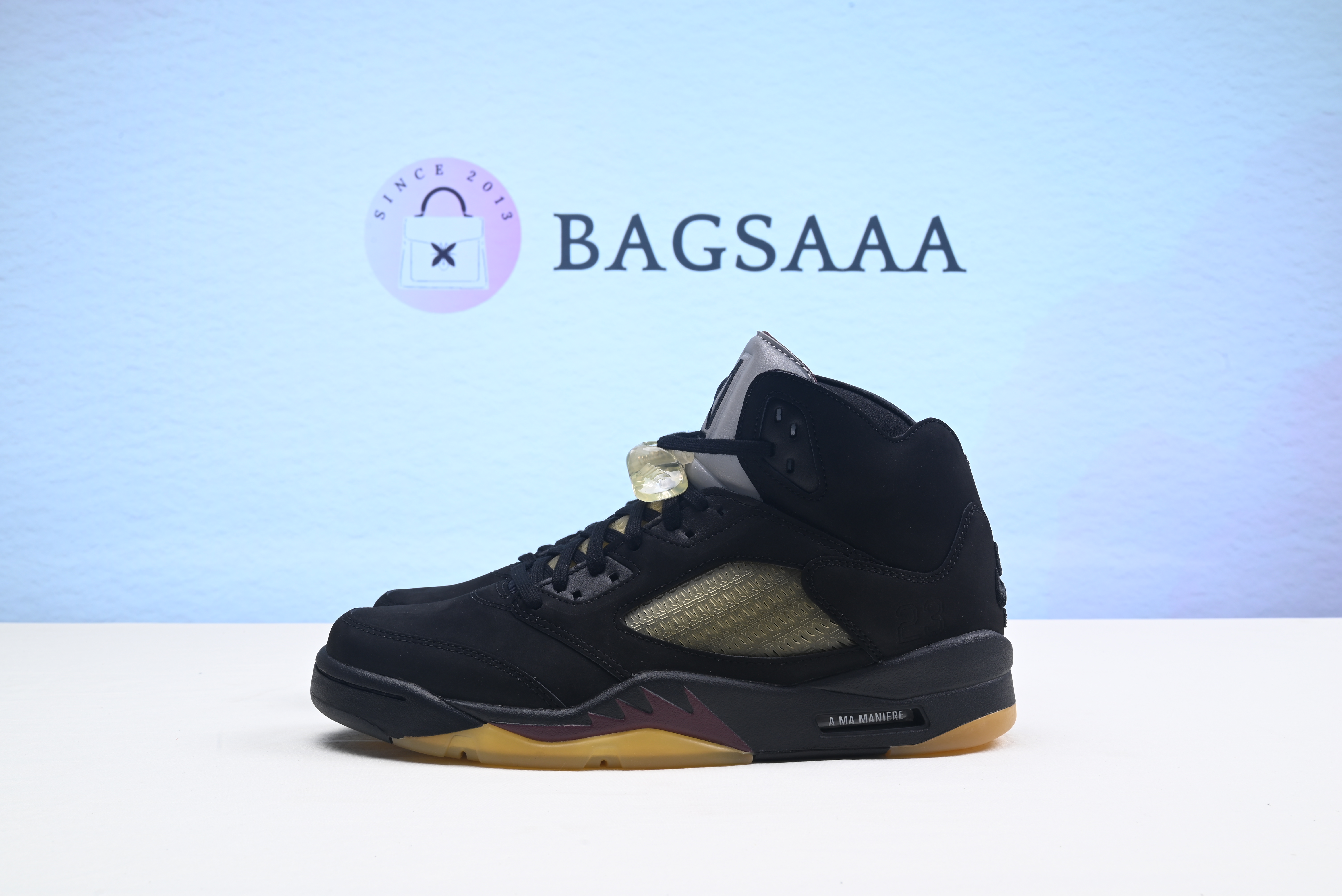 Nike Air Jordan 5 A Ma Maniére Black Black/Burgundy Crush-Black-Pale Ivory