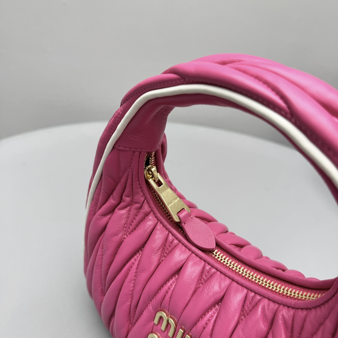 bagsaaa M1v M1v wander matelassé nappa leather bag 5bc125 pink - 20cm